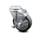 Service Caster 4 Inch Thermoplastic Rubber Wheel Swivel Bolt Hole Caster with Brake SCC SCC-BH20S414-TPRB-TLB - alternate 1